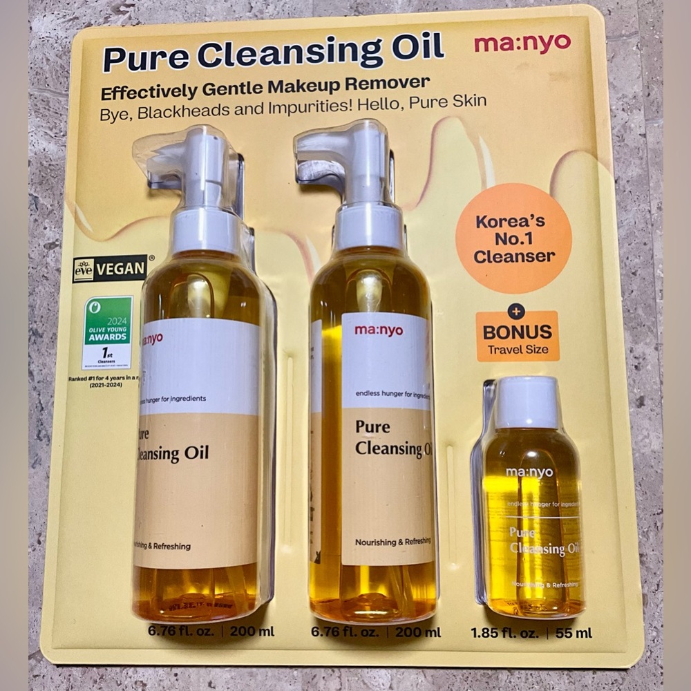Pure Cleansing Oil Set -manyo new